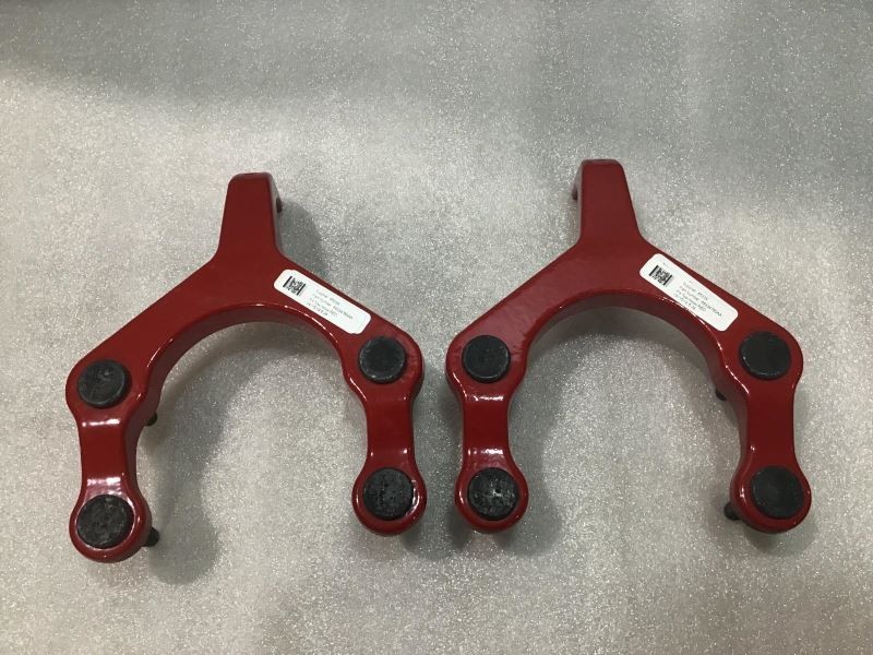 2018-2021 Jeep Wrangler JL Front Tow Hooks PAIR RED Heavy Duty LH RH 68334760AA