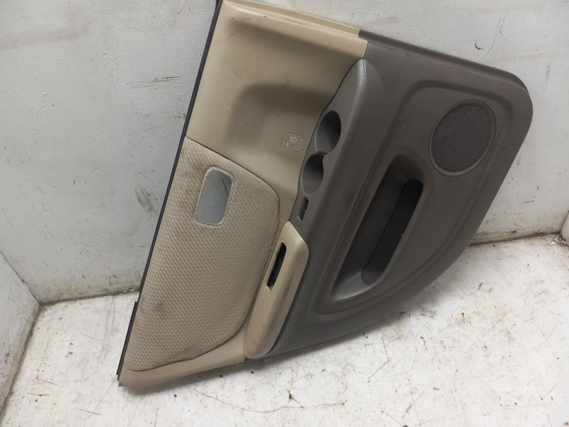 04 TOYOTA HIGHLANDR REAR DRIVER LEFT DOOR PANEL RED-3Q3