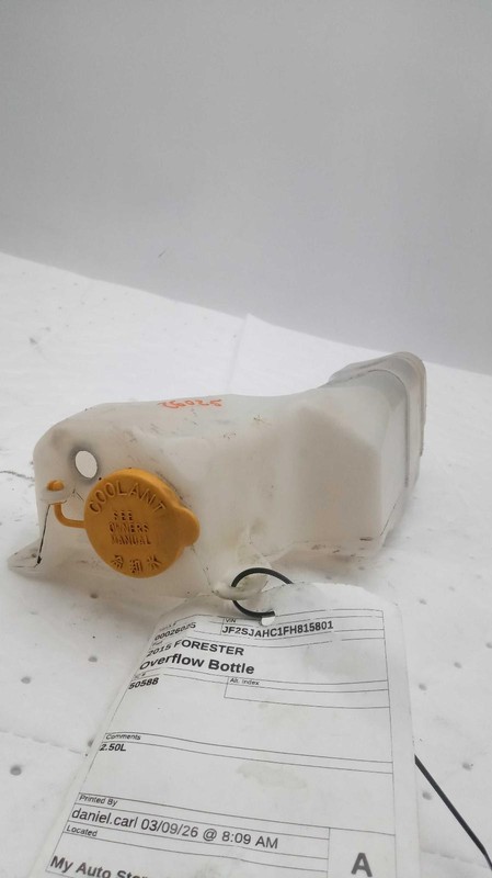 Used Engine Coolant Reservoir fits: 2015 Subaru ForesterGrade A