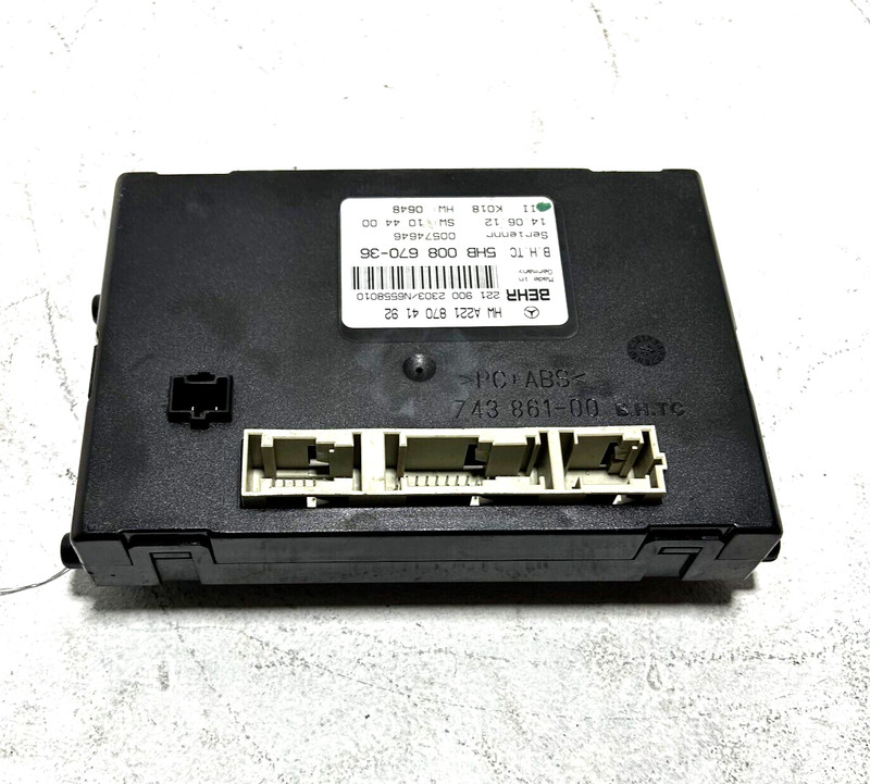 2007-2013 MERCEDES-BENZ S-CLASS FRONT AC A/C HEATER CONTROL MODULE OEM