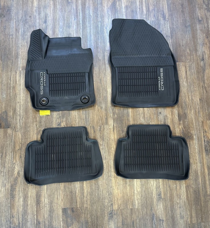 2022-2025 TOYOTA COROLLA CROSS ALL WEATHER FLOOR LINER MATS OEM # PT206-16220-XX