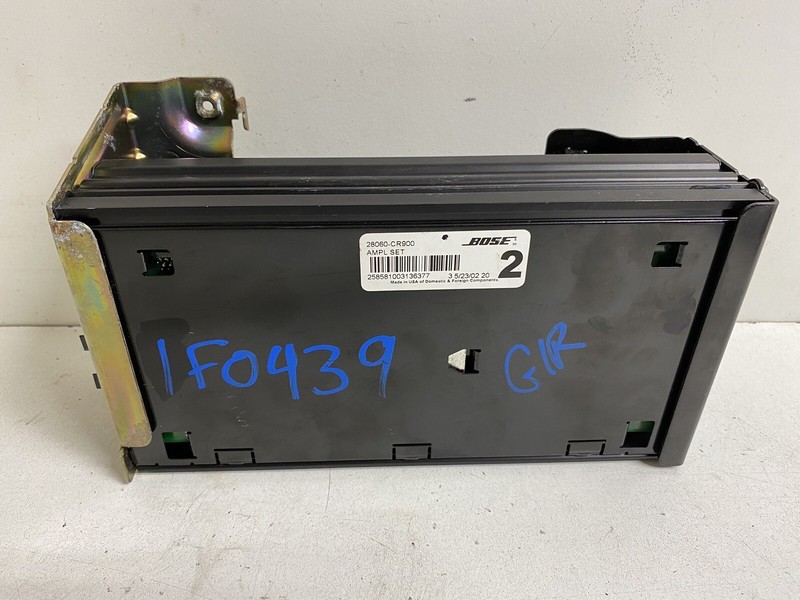 2003-2004 Infiniti M45 Bose Audio Amplifier Amp Ampl 28060 CR900