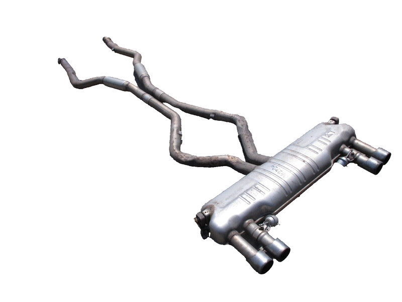 10-14 BMW E70 X5M E71 X6M EXHAUST MUFFLER SILENCER REAR TAIL PIPE OEM 062724