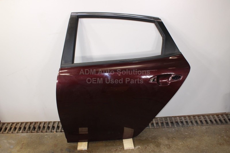 16-20 KIA OPTIMA Rear Left Driver Side Door Shell OEM / Sangria Red M2R SCRATCH