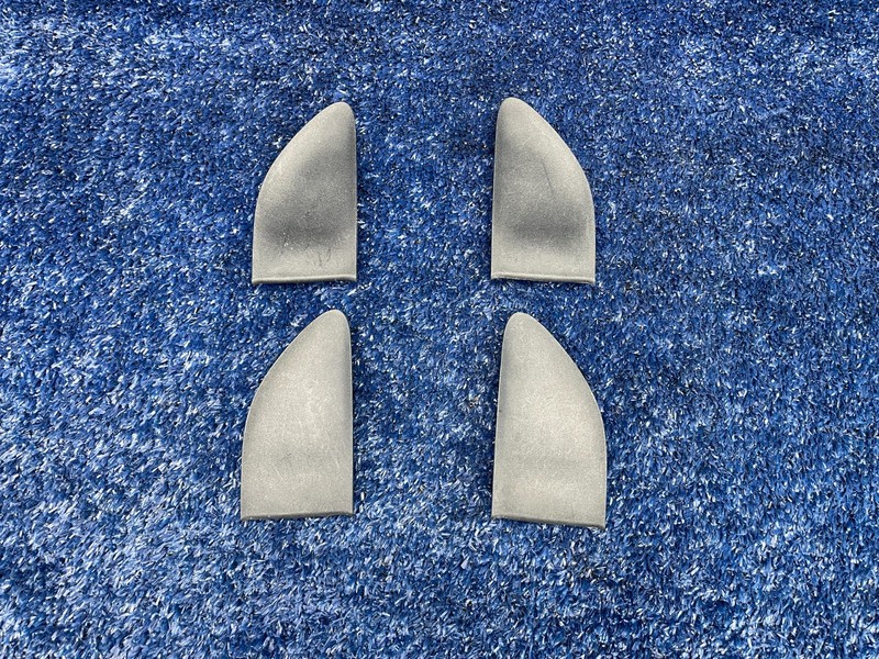 2013–2016 Dodge Dart Interior Door Pull Insert Trim Set 4 OEM