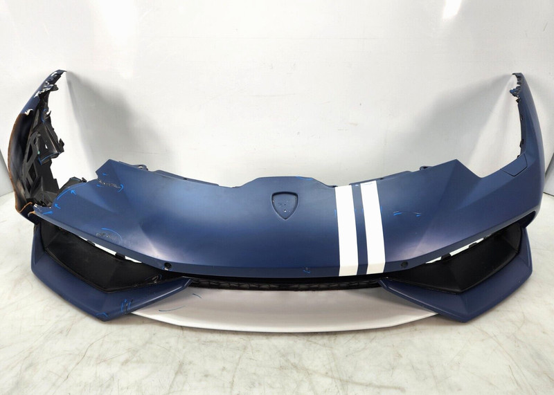 ✅ 17-19 OEM Lamborghini Huracan LP 610 Avio Front Bumper Cover Panel Blue *NOTE