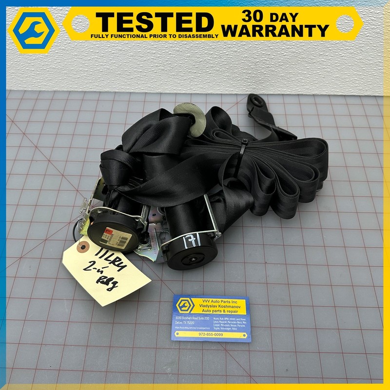 10-16 LAND ROVER L319 LR4 2ND ROW LEFT AND RIGHT SIDE SEAT BELT SET OEM