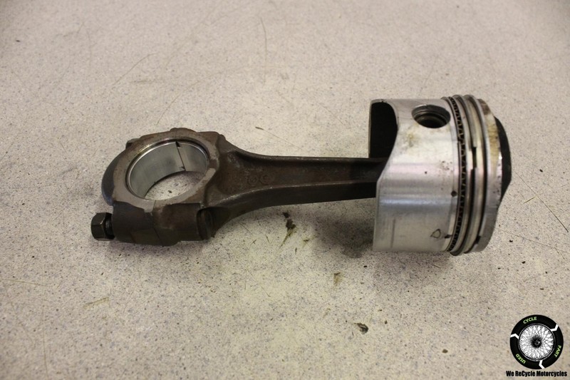 1976 Kawasaki KZ400D ENGINE MOTOR BLOCK PISTON CONNECTING ROD KZ 400 76