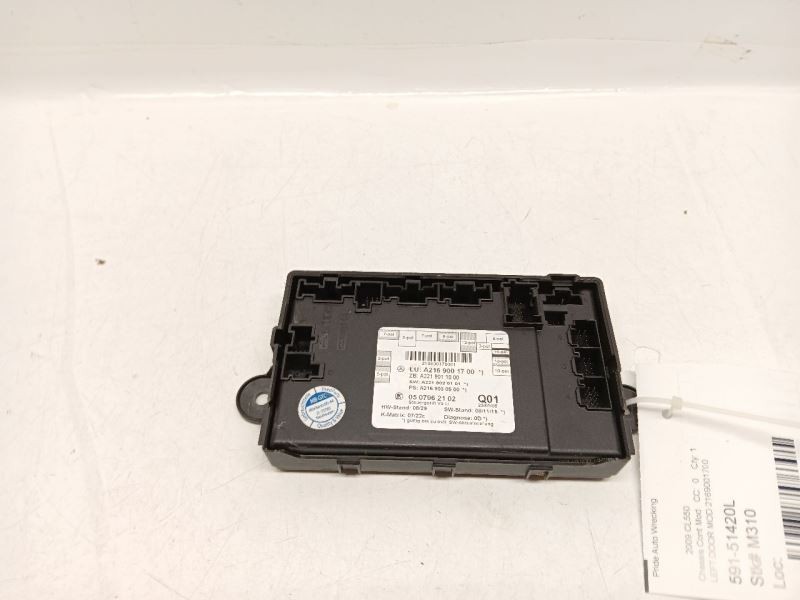 Mercedes 216 CL550 CL63 Left Door Module Control Unit 2169001700
