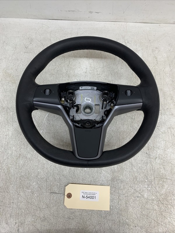 Tesla Model Y Steering Wheel Leather w/ Control Switch 1490214-00-B 54001 U23