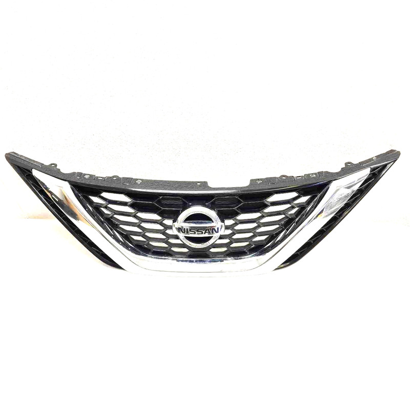2018 Sentra Front Upper Chrome Grille Assembly Light Scratches Part# 623103YU0D