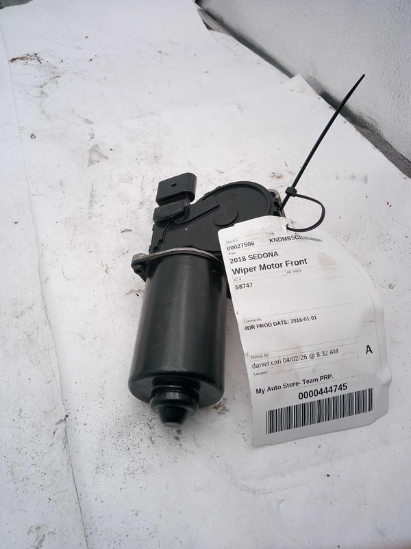 2018 KIA Sedona Wiper Motor OEM 98110A9000 Silver 85K Miles - Warranty Included