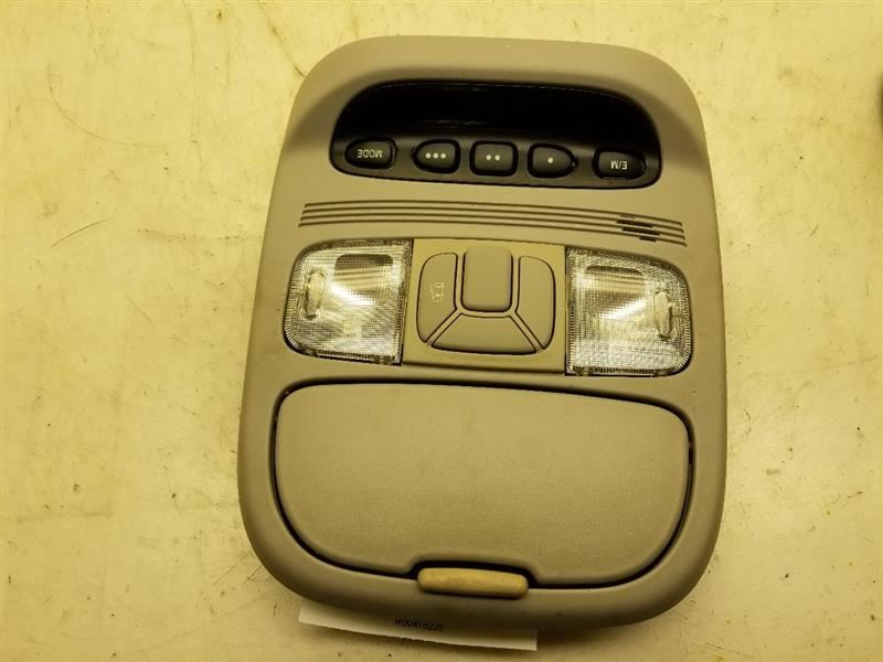 06 TOYOTA SIENNA LE FRONT ROOF CONSOLE WITH GARAGE DOOR OPENER