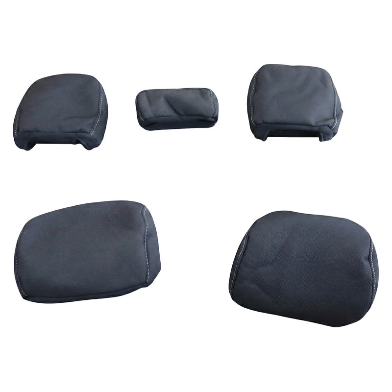 15-20 Ford F150 XLT Black Cloth Headrest Covers OE New Take Off OEM Factory