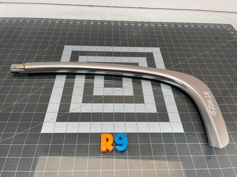12-18 BMW F30 Sedan REAR LEFT DOOR BEZEL QUARTER Silver STRIP TRIM OEM