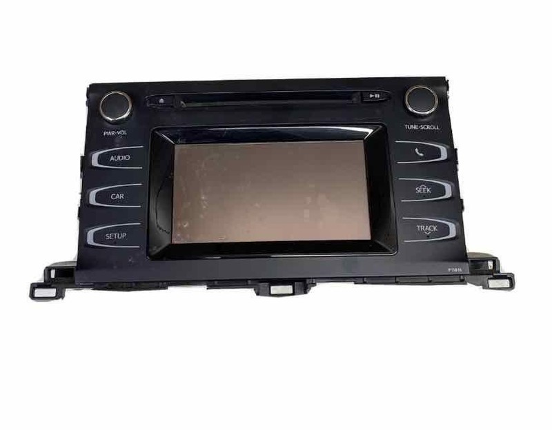 Toyota Highlander radio am fm 18 19 display & receiver OEM 861400E231 ID P11816