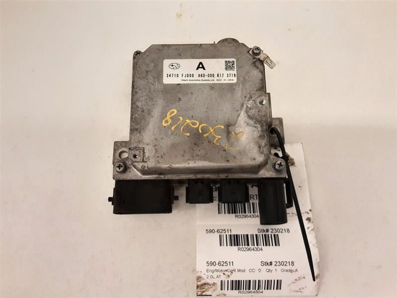 Engine ECM Electronic Control Module 2.0L Automatic CVT Fits 13 IMPREZA 2964304