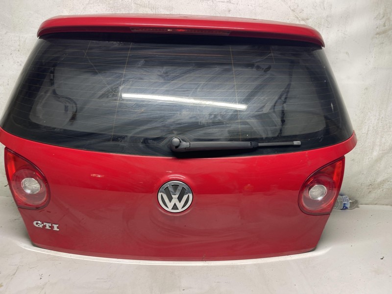 06-09 Volkswagen GTI Golf Trunk Decklid Red Oem Tested Full Assembly !