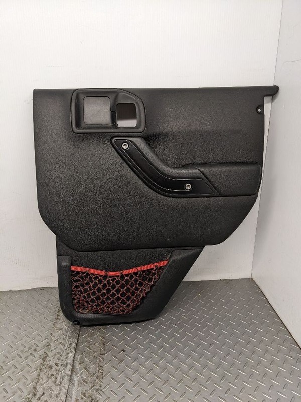 11-18 WRANGLER JKU 4Dr Black Passenger RR Rear Back Interior Door Trim P 1196417