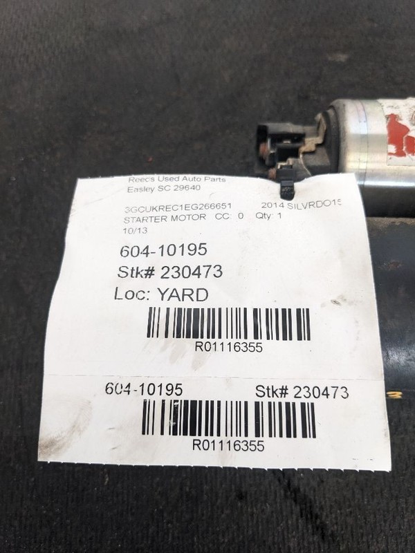 SILVRDO15 2014 Starter Motor 1116355
