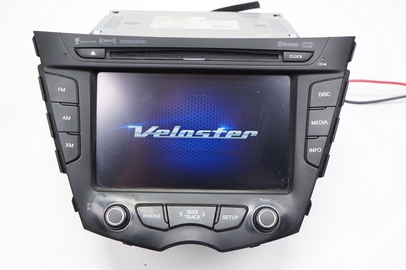 HYUNDAI VELOSTER Radio Display Unit AM-FM Tuner CD DVD OEM 2012 - 2015