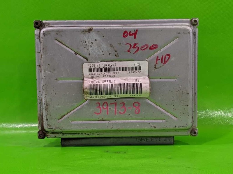 04 SIERRA 2500HD ECM ENGINE CONTROL MODULE OEM 3973-8