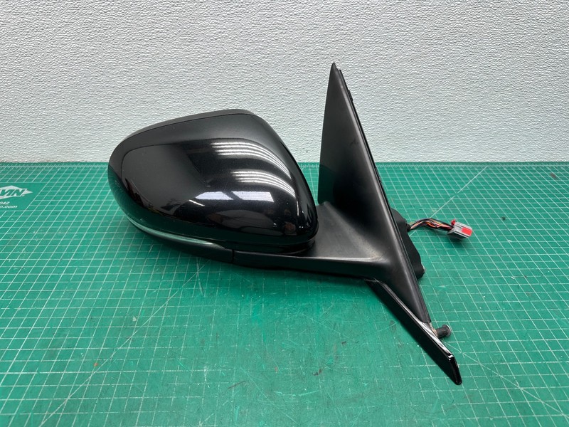 11-15 JAGUAR XF XFR X250 RIGHT PASSENGER SIDE REAR VIEW DOOR MIRROR Black OEM