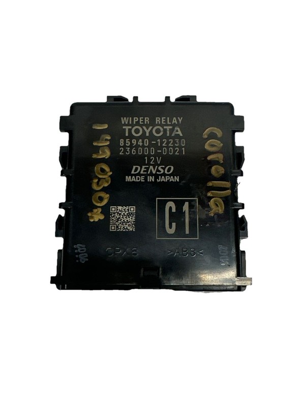 Toyota Corolla windshield wiper relay control 2020 to 2022 module OEM 8594012230
