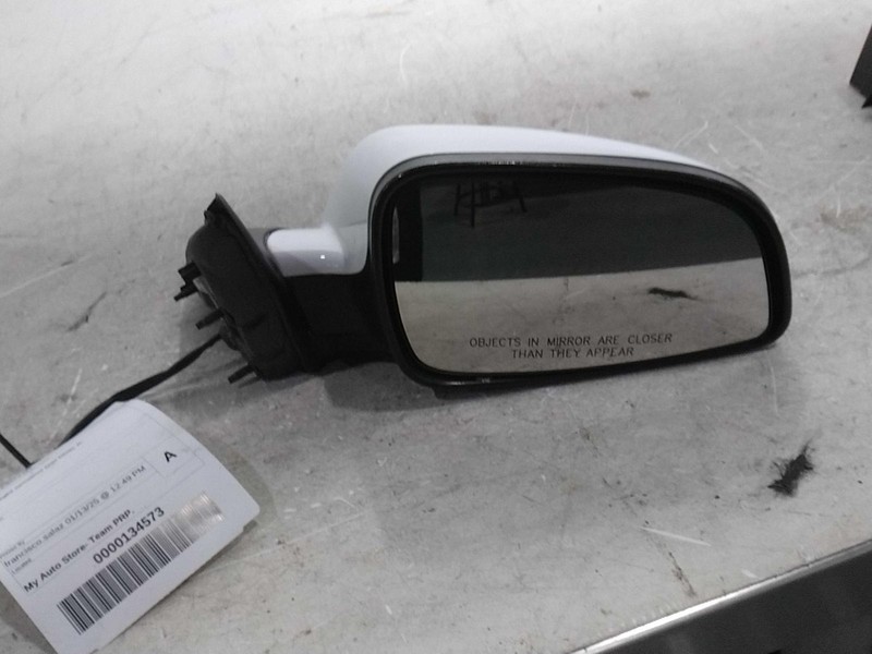 2009 Chevrolet Malibu Right Door Mirror Assembly White 564708 187k Miles Used