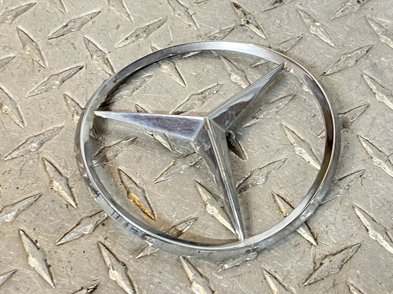 1965 Mercedes Benz W110 200D Rear Trunk Lid Emblem Badge Vintage Classic W 110