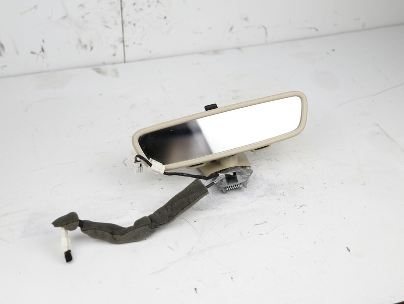 08-14 Mercedes W204 C250 C350 C300 Top Upper Rear View Mirror Assembly Beige OEM