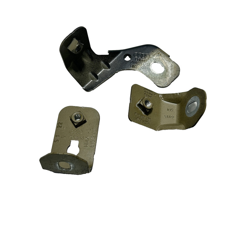 📌 2022 - 2026 AUDI A3 8Y FRONT LEFT FENDER SUPPORT MOUNT BRACKET SET (3) OEM