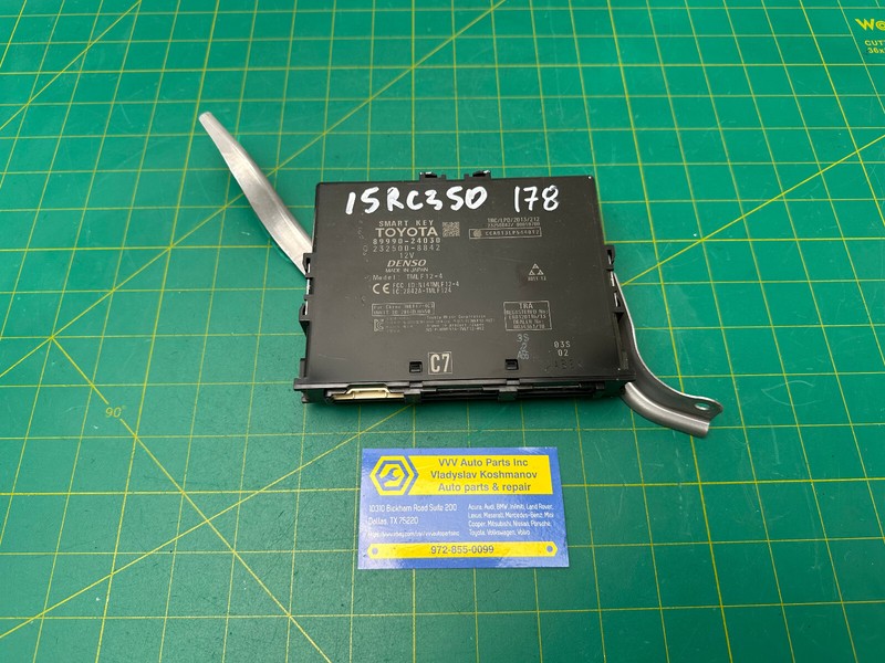 15 LEXUS RC350 ANTI THEFT SMART KEY KEYLESS ENTRY CONTROL MODULE OEM