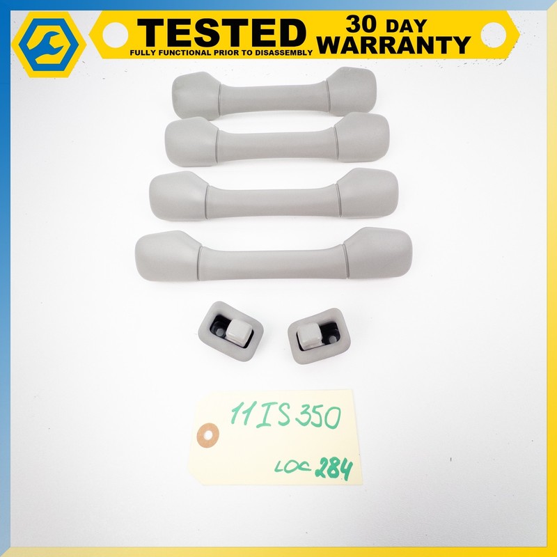 10-13 LEXUS IS350 IS250 ROOF HEADLINER GRAB GRIP HANDLE SET OF 4 OEM
