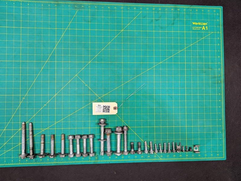 27PC Rear Suspension Mounting Bolts 2018 BMW 430i 2017 2019 2020