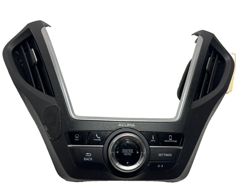ACURA MDX 2018-20 DASH CENTER AIR VENT GRILLE & RADIO NAVIGATION SWITCH KNOB OEM