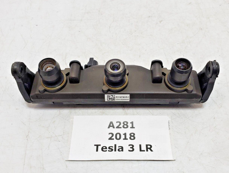 ✅ 2017-2023 OEM Tesla Model 3 Front Windshield Adjustable Triple Camera