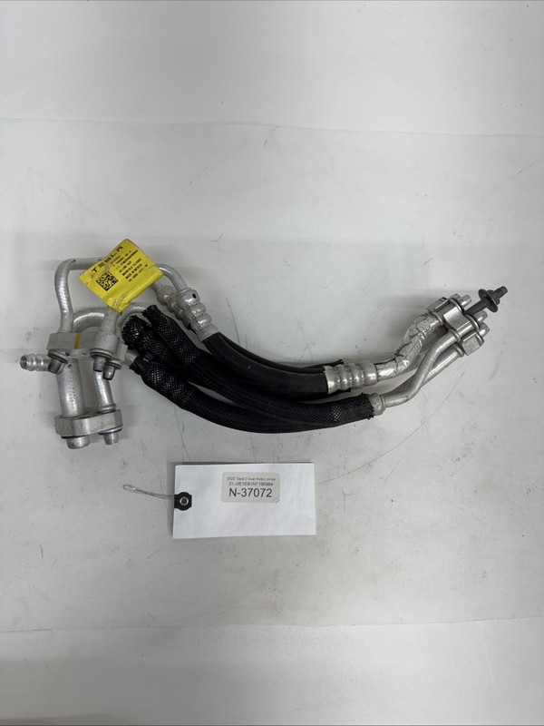 ⚡️17-22 TESLA MODEL 3 AC MANIFOLD HVAC LINE TUBE 1555055-00-D 37072 S24