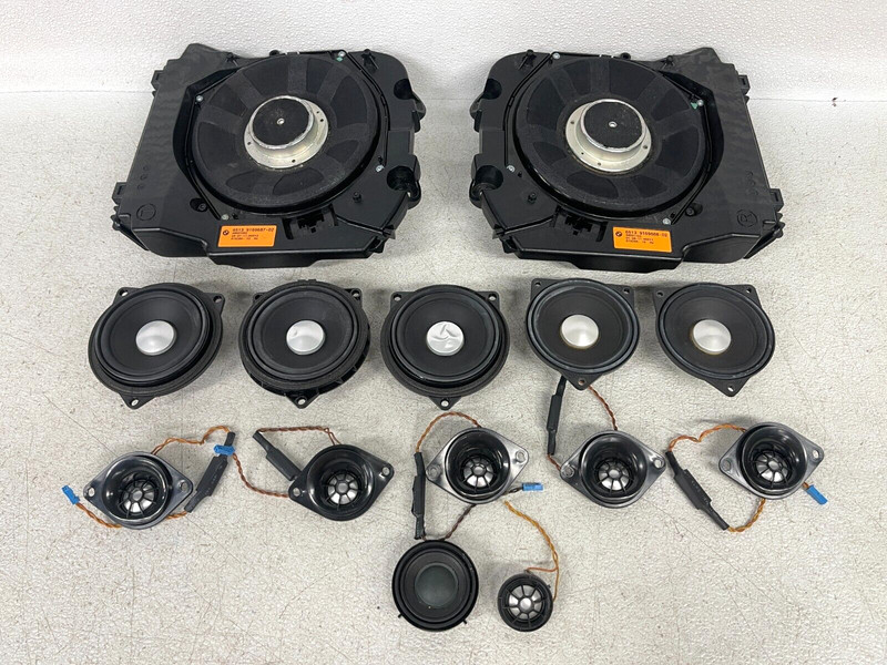 ⭐2012-2018 BMW 6-SERIES HARMAN KARDON SPEAKER SUB WOOFER TWEETER SET OEM LOT2402