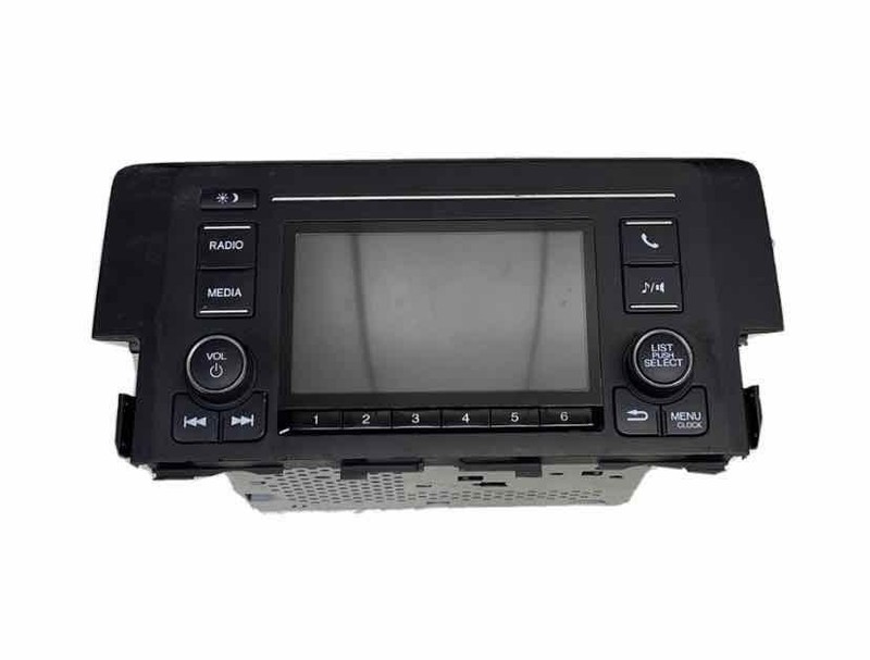16 17 HONDA CIVIC CPE LX US MARKET RADIO RECEIVER ASSY OEM 39100TBGA11