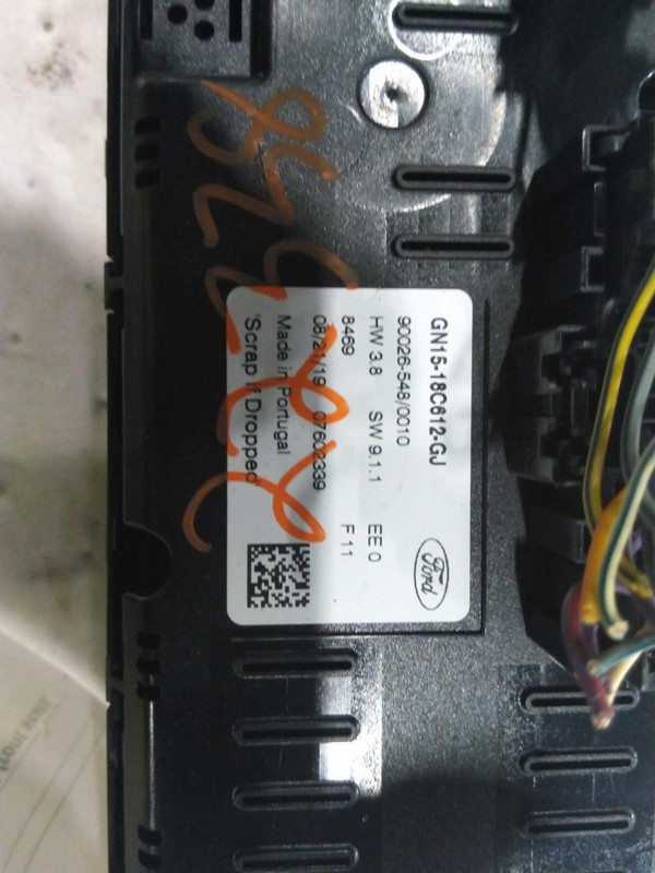 2020 Ford EcoSport A/C Selector Switch OEM Blue CCM210 655 Used 95K Miles