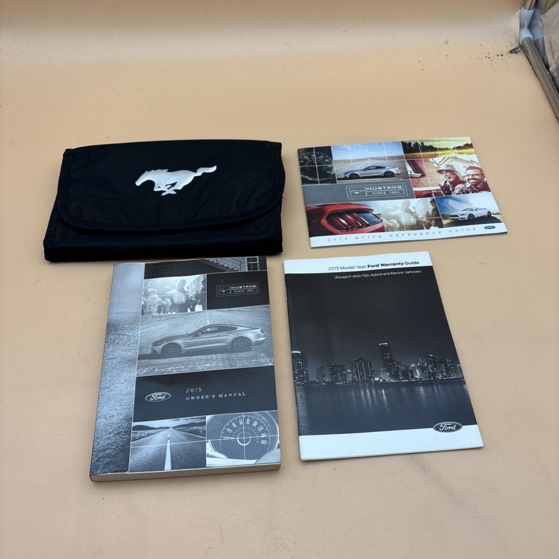 2015 Ford Mustang owners manual Quick Reference Guide With Case Included