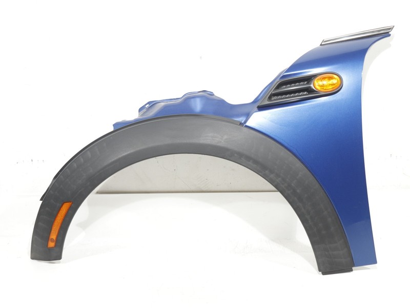 11-15 Mini Cooper R58 Front Left Driver Side Fender & Arch Lightning Blue A63