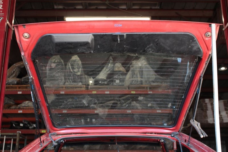 84-85 Nissan 300ZX Z31 Red Rear Tunk Lid Hatch Assembly