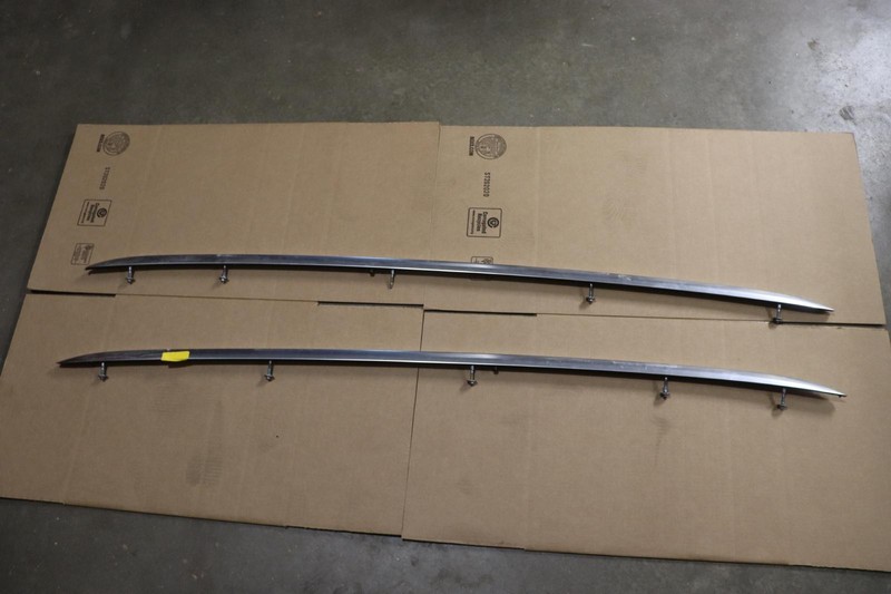 2017-2024 AUDI Q7 SQ7 LEFT & RIGHT LUGGAGE ROOF RACK RAIL PAIR OEM