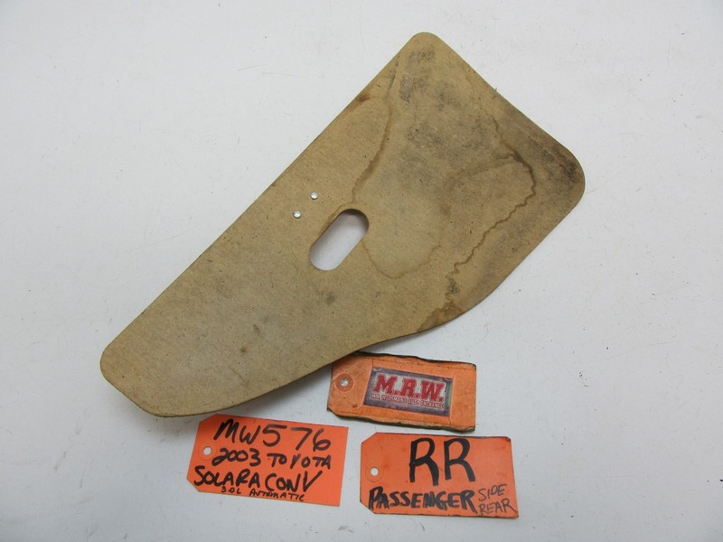 RIGHT REAR TRUNK FLOOR COVER BOARD SPARE TIRE WHEEL RIM ACCESS DOOR PANEL LINER