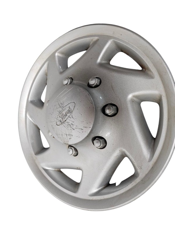 *NOTE* 98-14 E350 Silver Painted Front Rear Wheel Cover 7 Angled Spokes Hub Cap