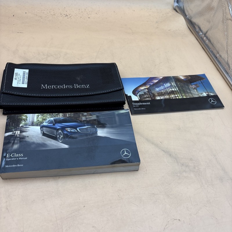 2018 Mercedes Benz E Class Coupe Owners Manual With Case Free Shipping