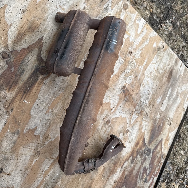 1975 19761977 Polaris Colt 340 VintageSnowmobile Exhaust Muffler Pipe11
