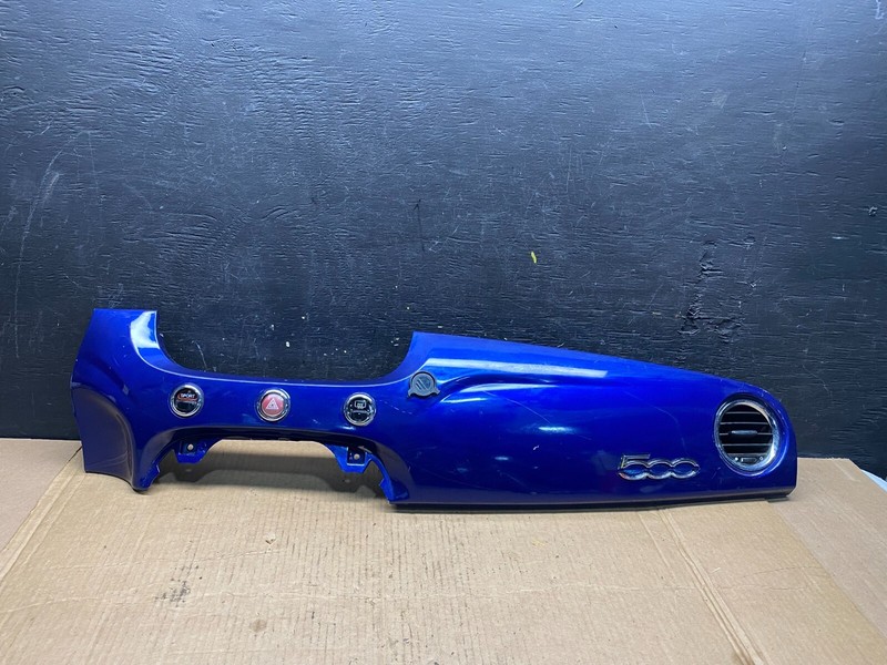 2012 to 2019 Fiat 500 Front Center Dashboard Vent Trim Bezel Blue M4345 PS